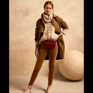 Mid Rise Stretch Corduroy Pants - New with tags